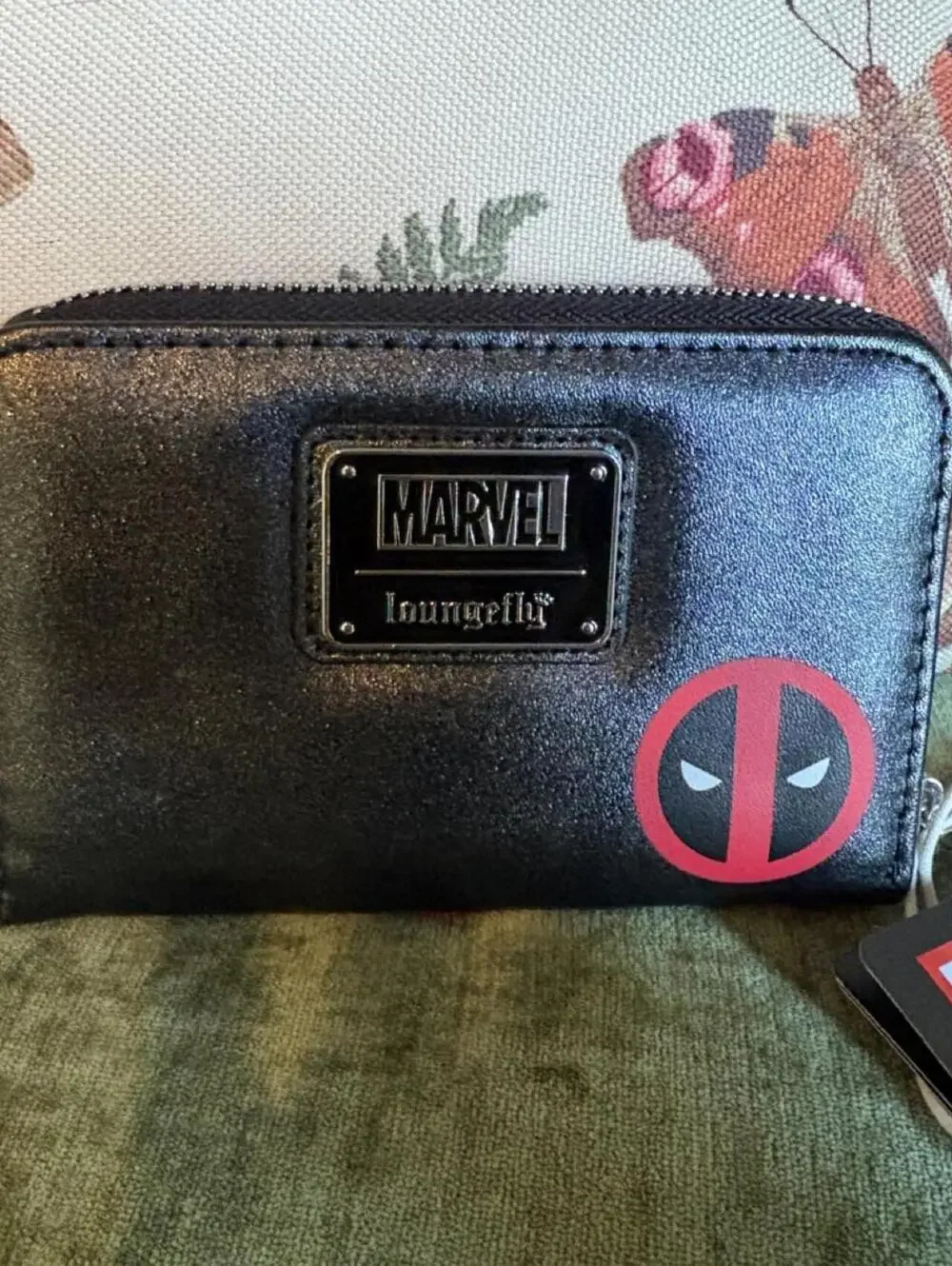 Loungefly Black Multicolor Character Print Mini Backpack NWT Marvel